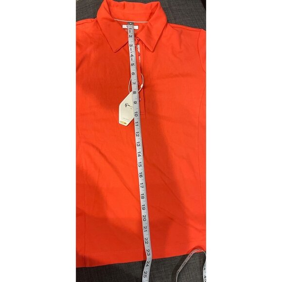 Greg Norman NWT Red Mens Play Dry Collared Golf Shirt Sz M - Picture 8 of 9